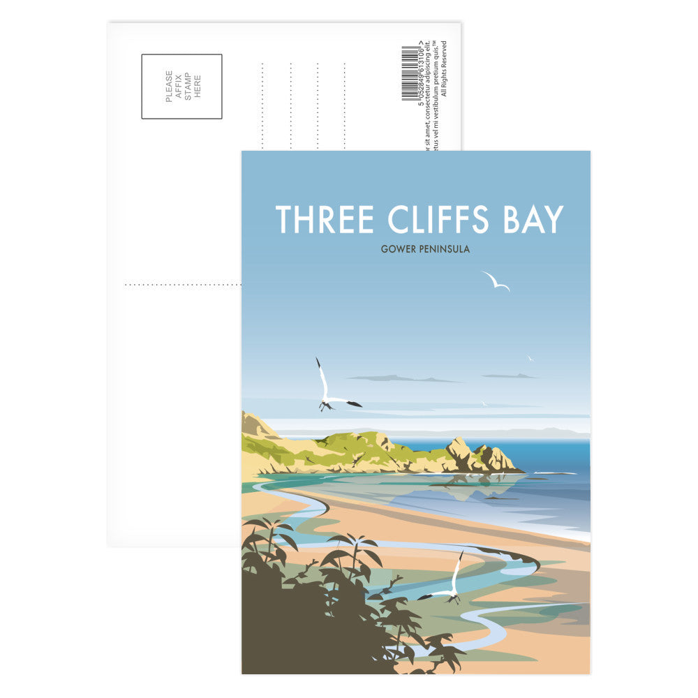 Three Cliffs Bay, Wales Postcard Pack