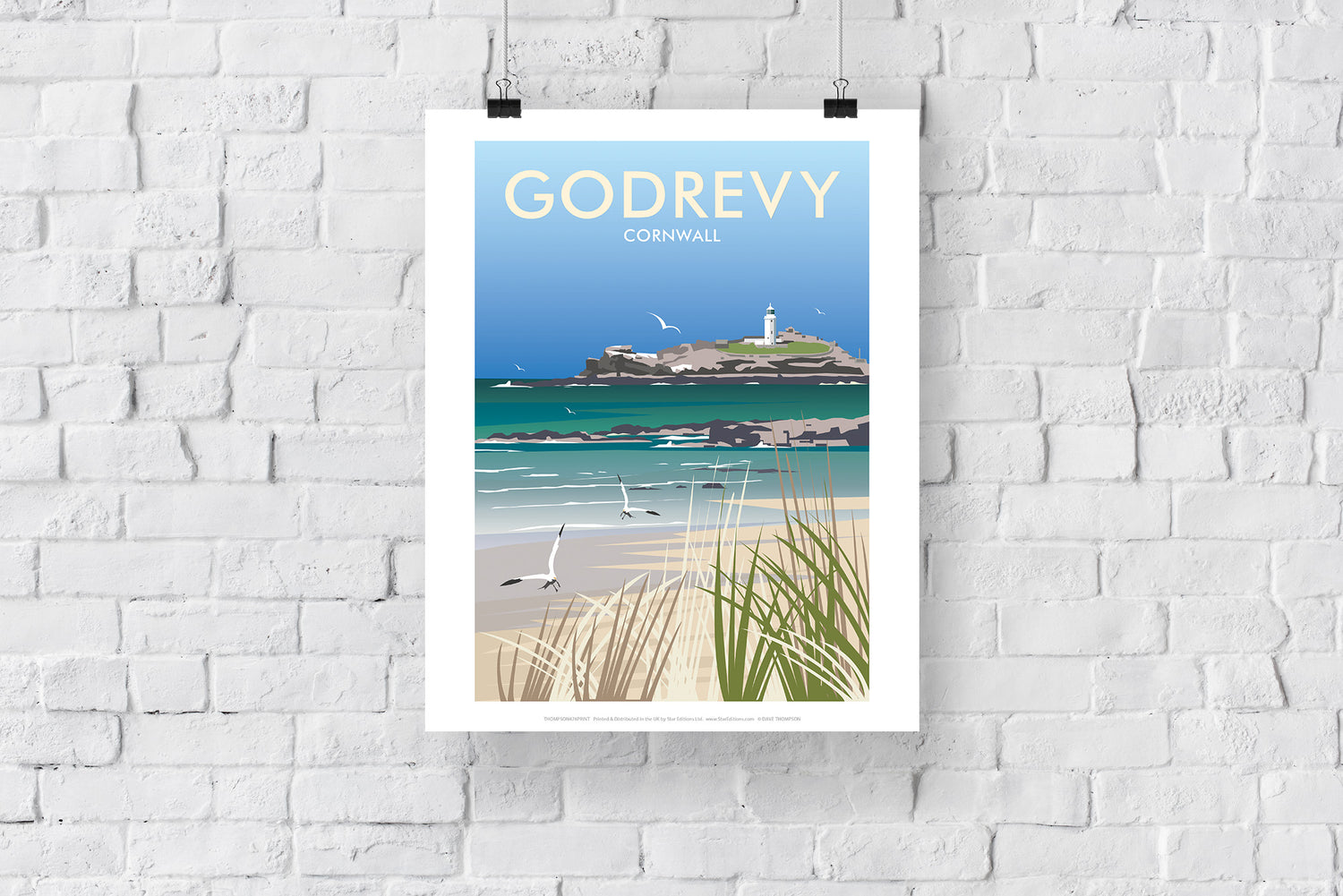 Godrevy, Cornwall - Art Print