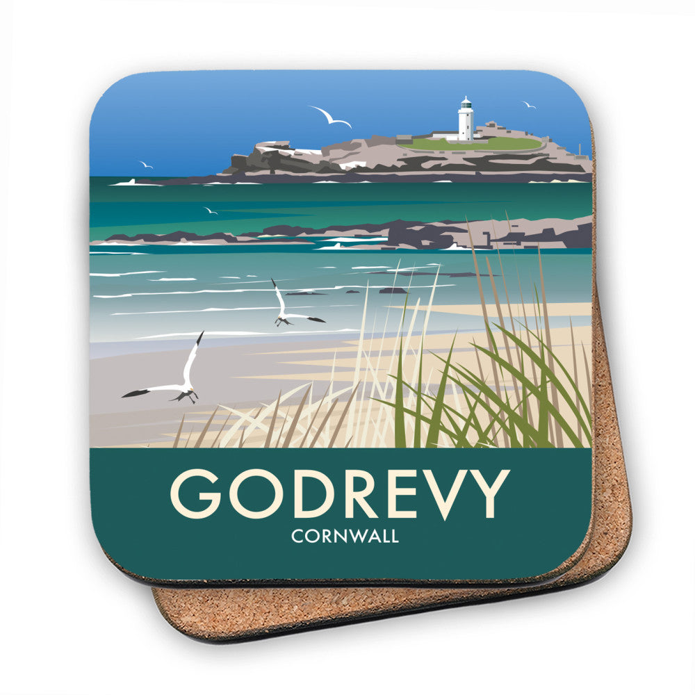 Godrevy, Cornwall MDF Coaster