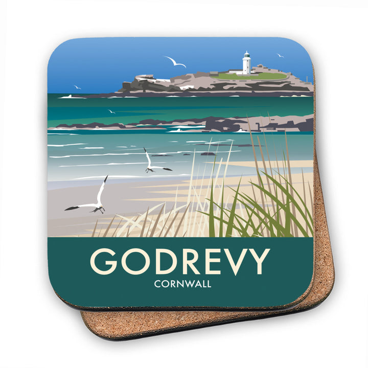 Godrevy, Cornwall MDF Coaster
