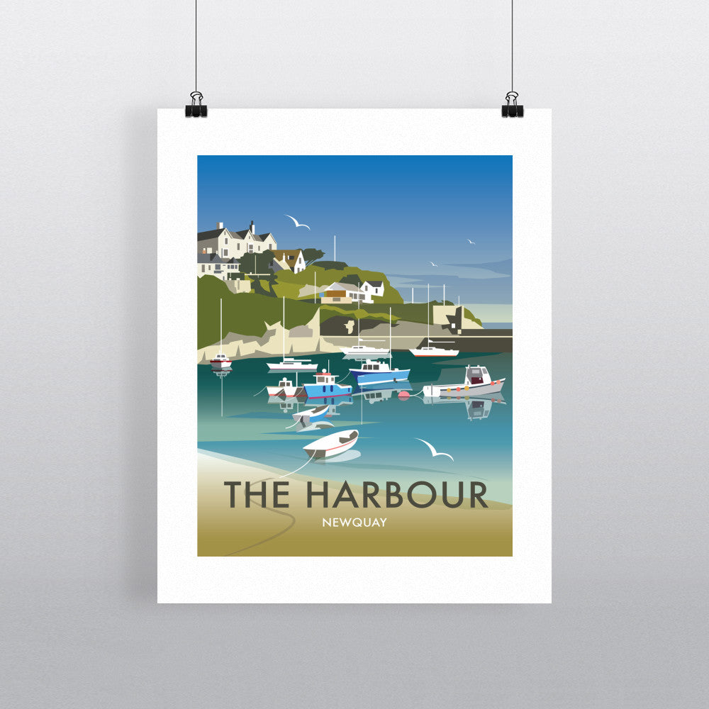 The Harbour, Newquay Fine Art Print