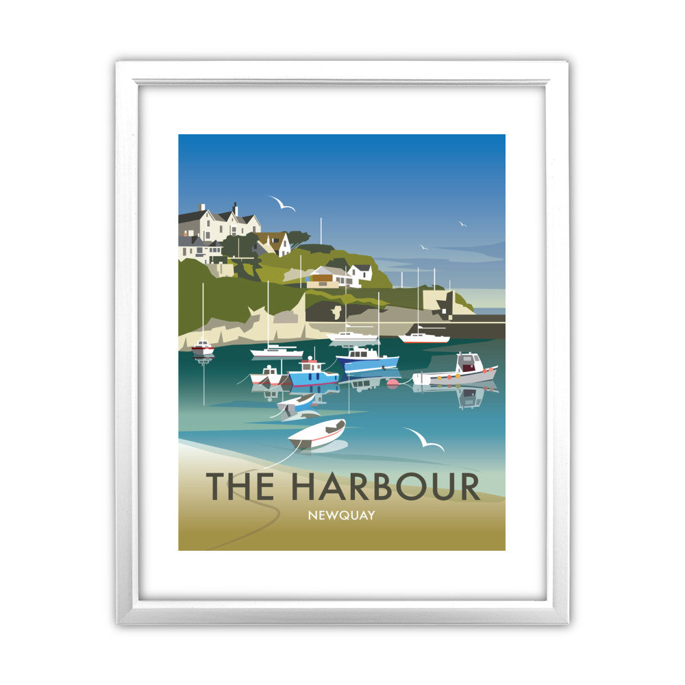 The Harbour, Newquay - Art Print