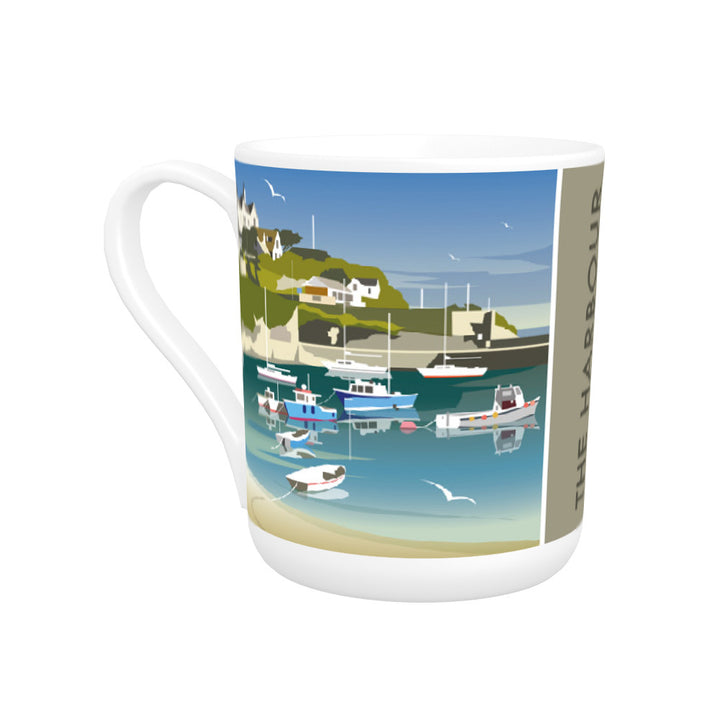 The Harbour, Newquay Bone China Mug