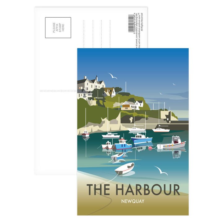 The Harbour, Newquay Postcard Pack