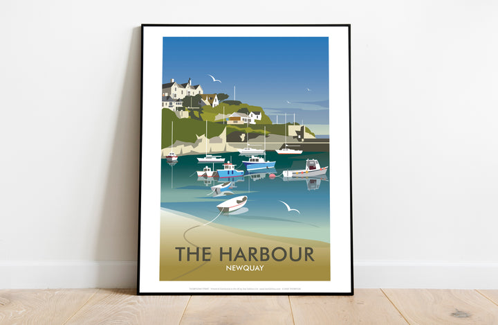 The Harbour, Newquay - Art Print