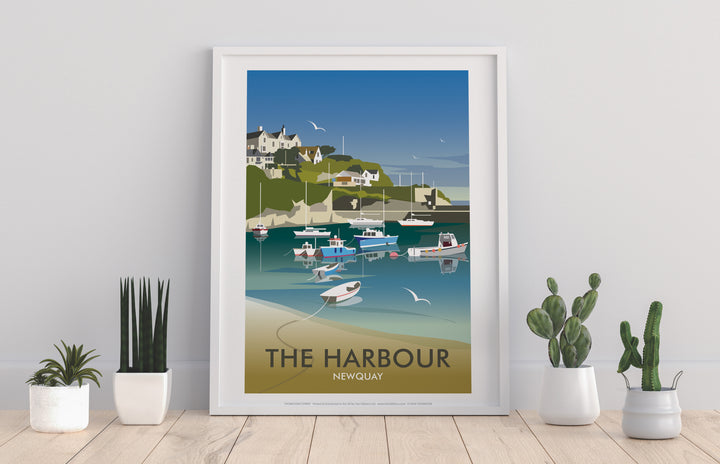 The Harbour, Newquay - Art Print