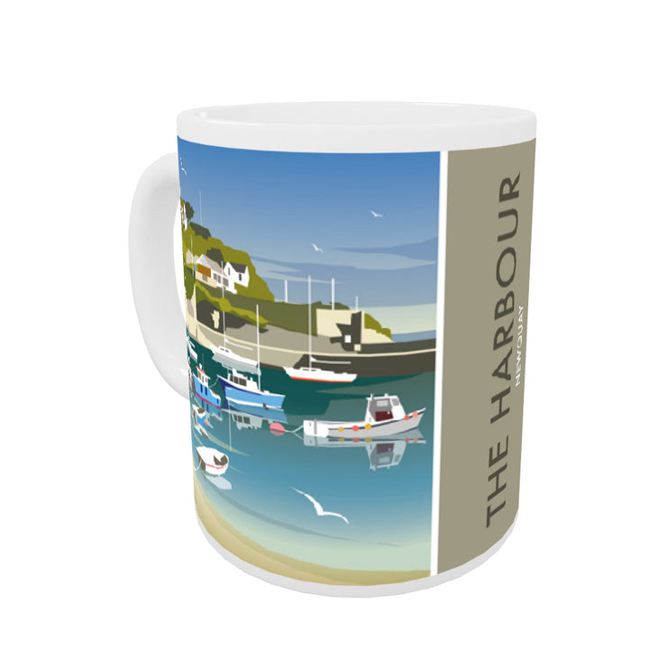 The Harbour, Newquay Coloured Insert Mug