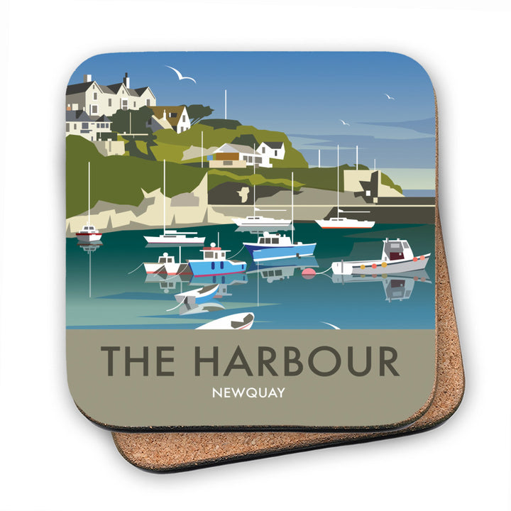 The Harbour, Newquay MDF Coaster