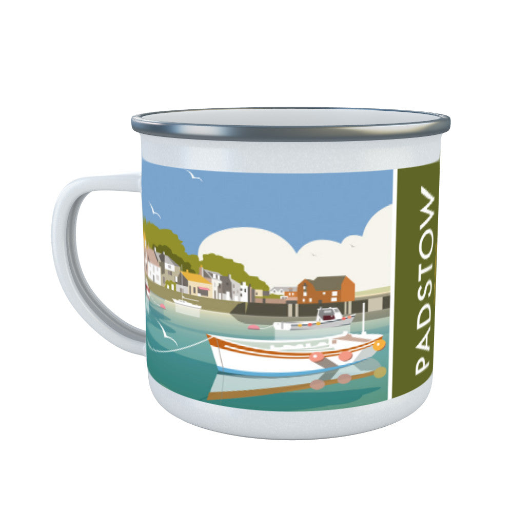 Padstow, Cornwall Enamel Mug