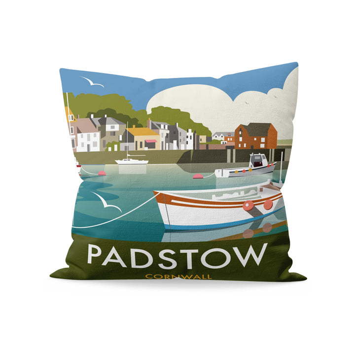 Padstow, Cornwall Fibre Filled Cushion