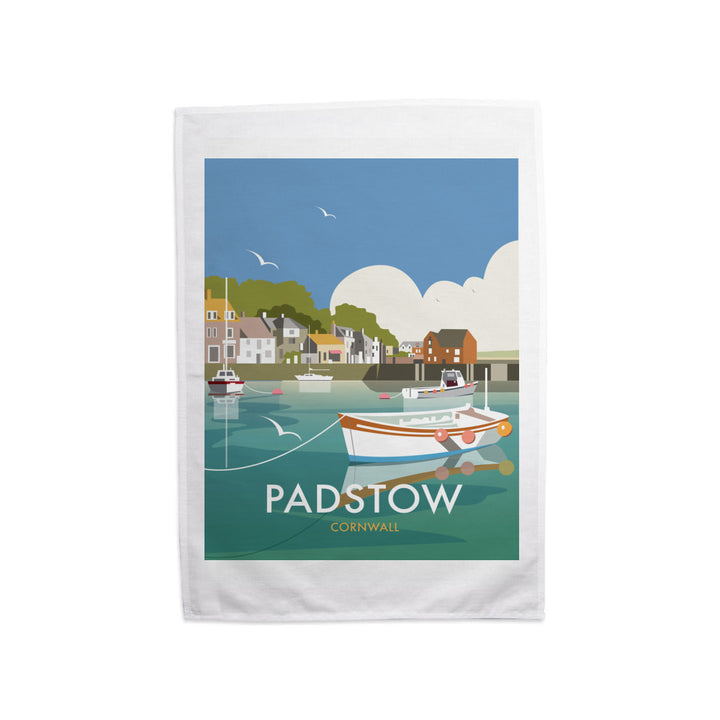 Padstow, Cornwall Tea Towel