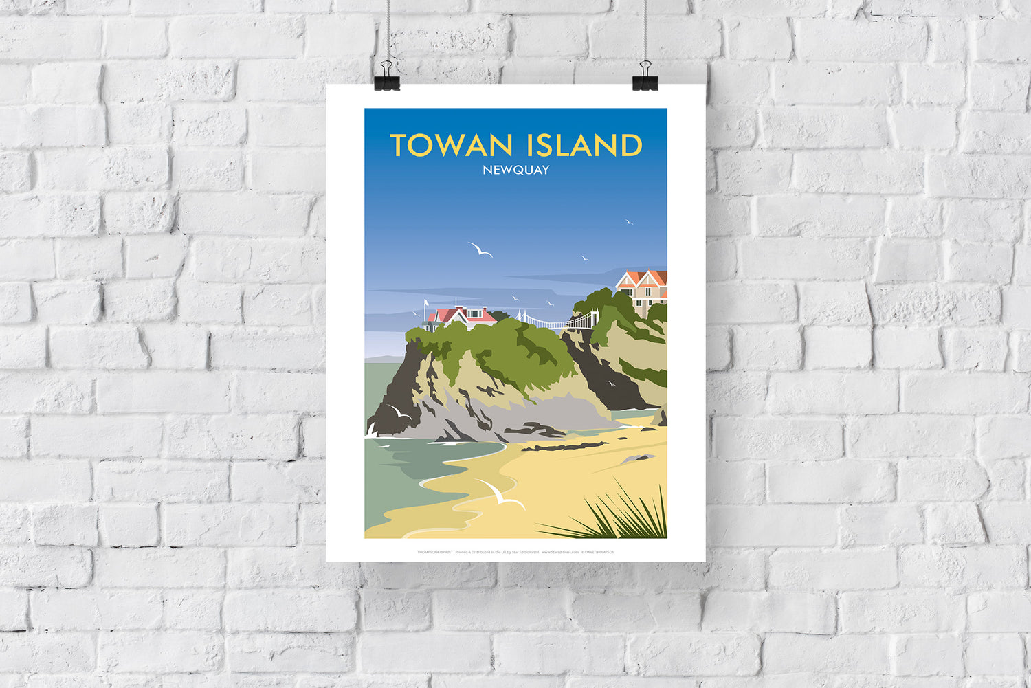 Towan Island, Newquay - Art Print