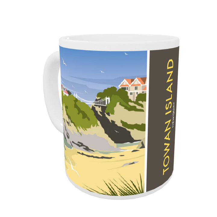 Towan Island, Newquay Coloured Insert Mug