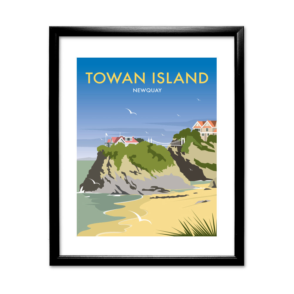 Towan Island, Newquay - Art Print