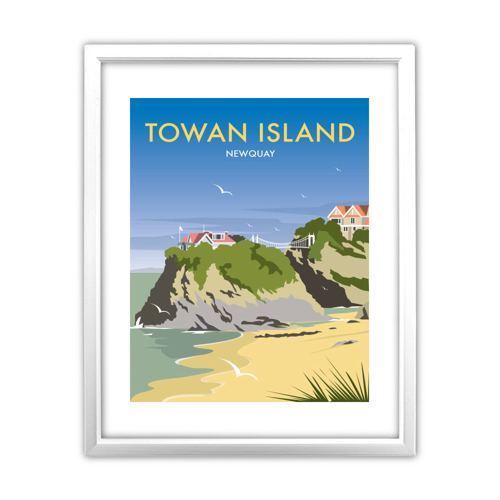 Towan Island, Newquay - Art Print