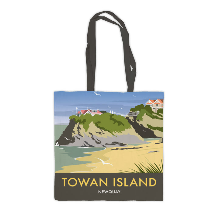 Towan Island, Newquay Premium Tote Bag