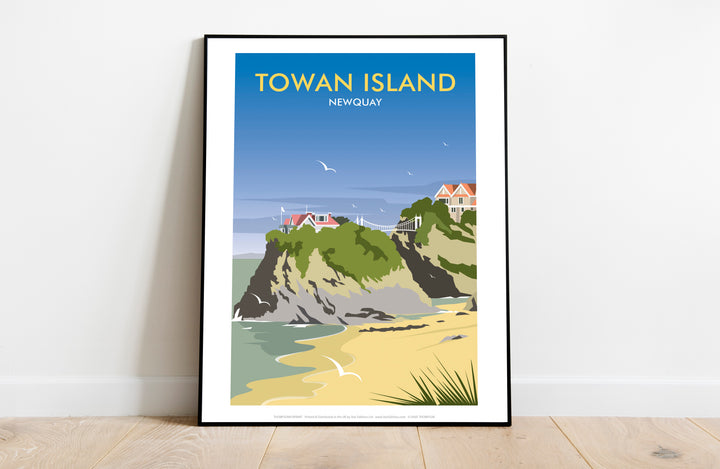 Towan Island, Newquay - Art Print