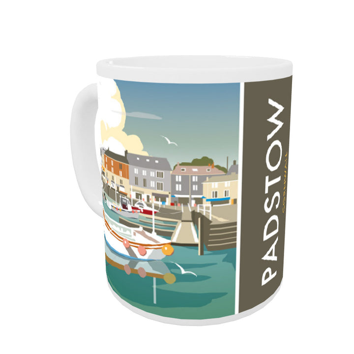 Padstow, Cornwall Coloured Insert Mug