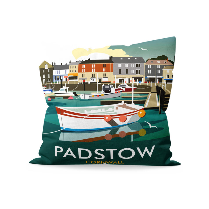 Padstow, Cornwall Fibre Filled Cushion