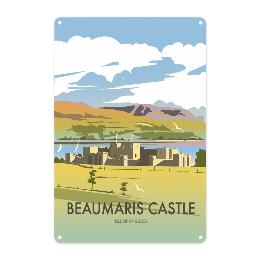 Beaumaris Castle Metal Sign