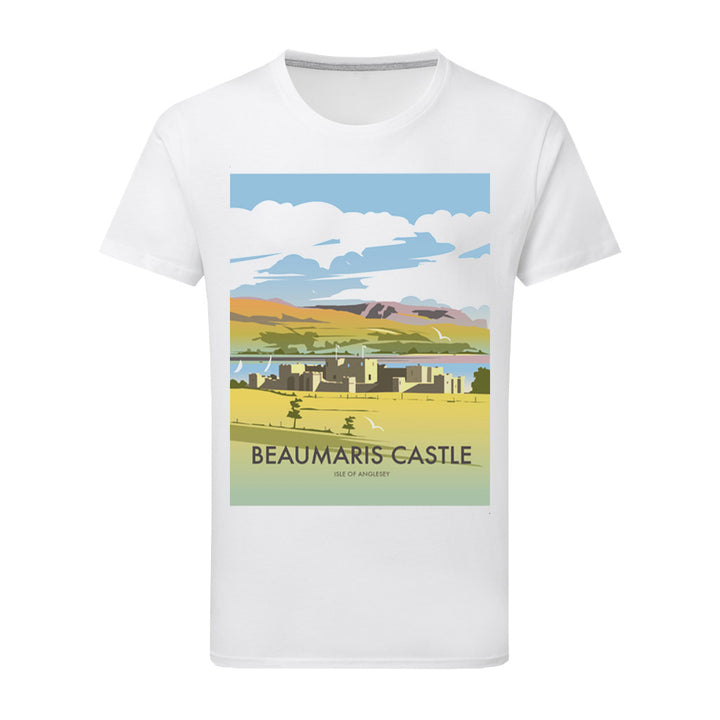 Beaumaris Castle T-Shirt by Dave Thompson
