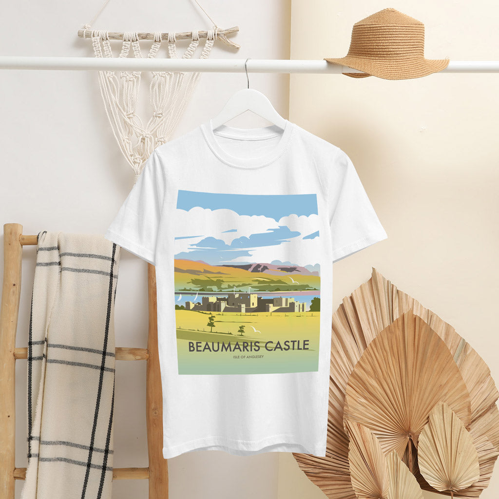 Beaumaris Castle T-Shirt by Dave Thompson