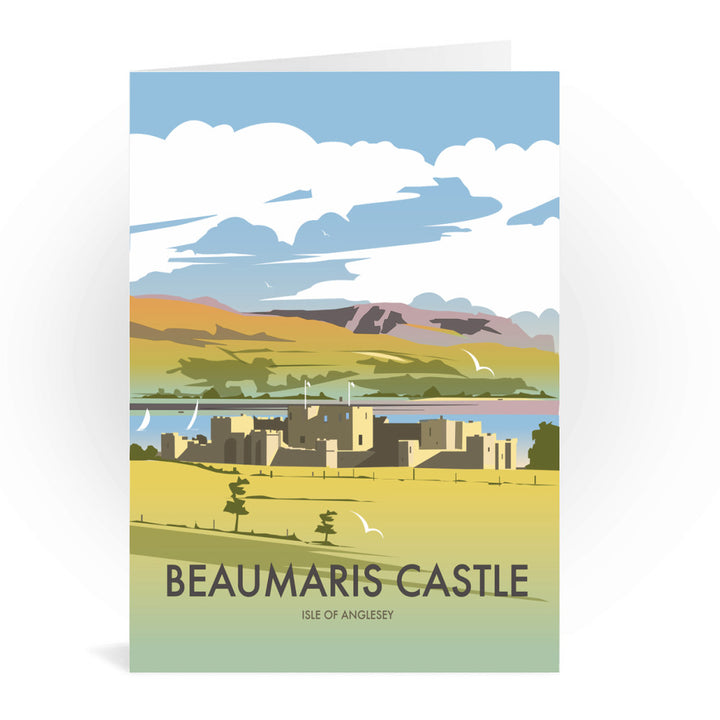 Beaumaris Castle Greeting Card 7x5