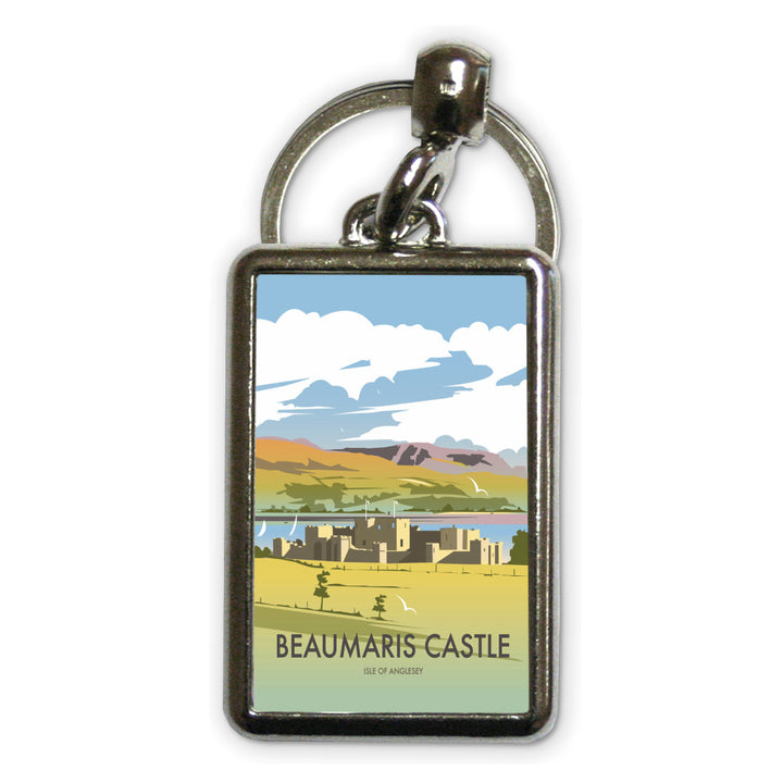 Beaumaris Castle Metal Keyring