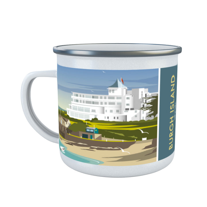 Burgh Island, Devon Enamel Mug