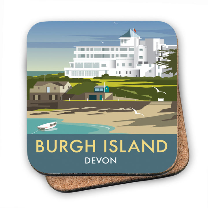 Burgh Island, Devon MDF Coaster