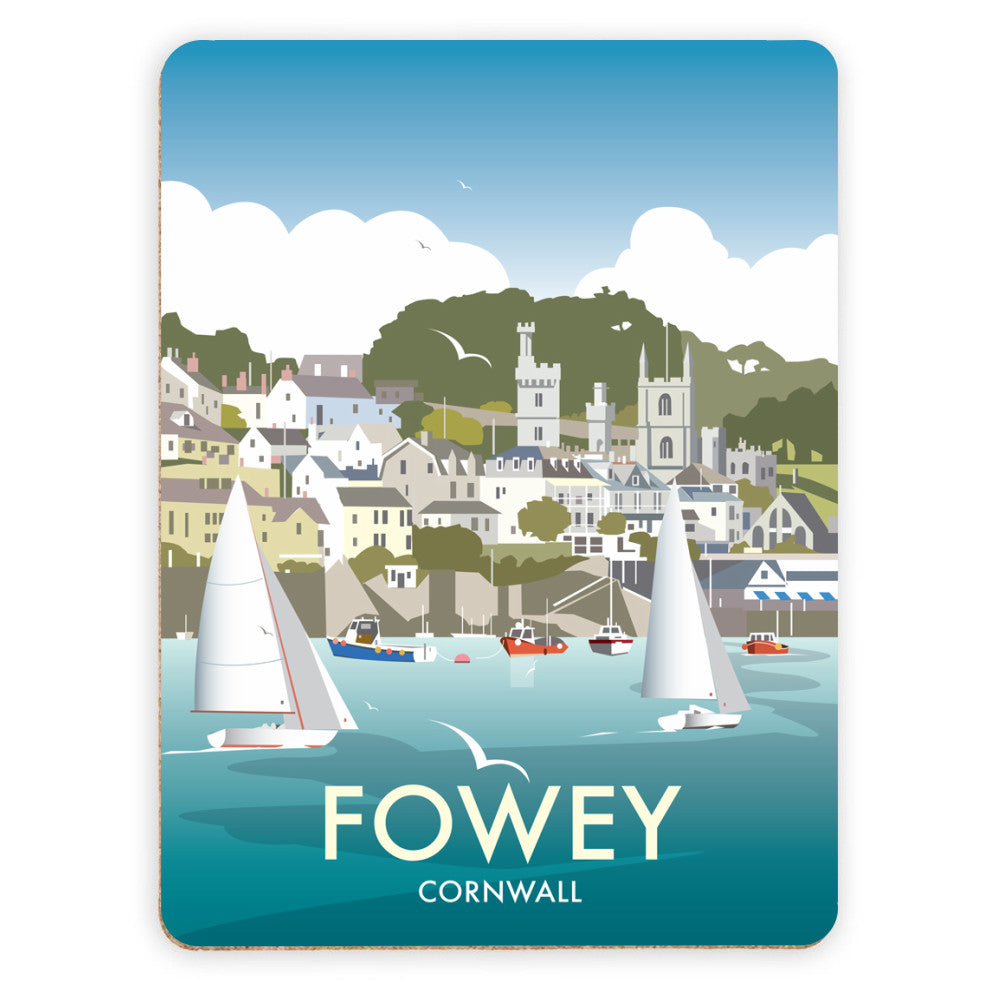 Fowey, Cornwall Placemat