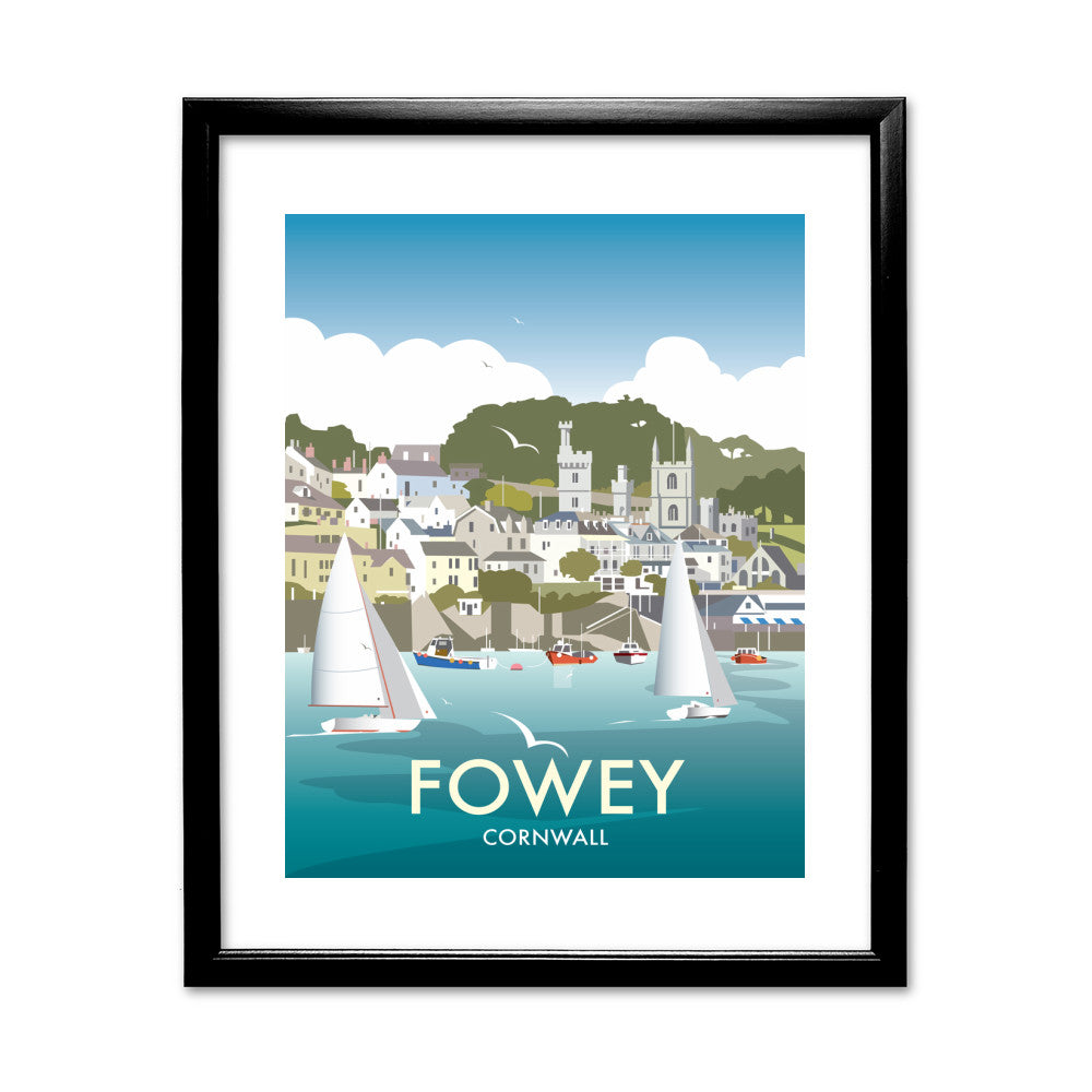 Fowey, Cornwall - Art Print