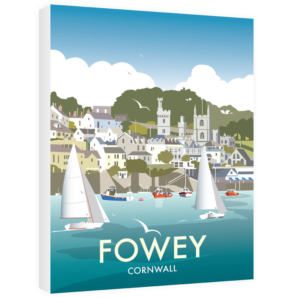 Fowey, Cornwall Canvas