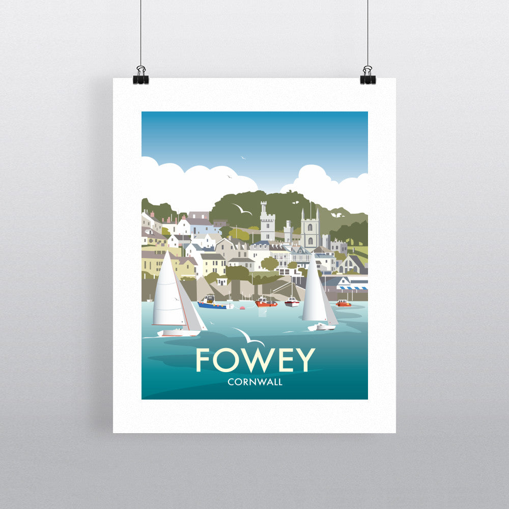 Fowey, Cornwall Fine Art Print