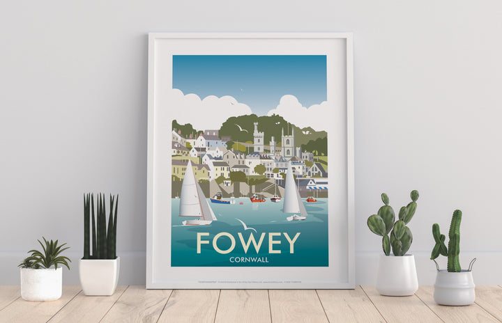 Fowey, Cornwall - Art Print