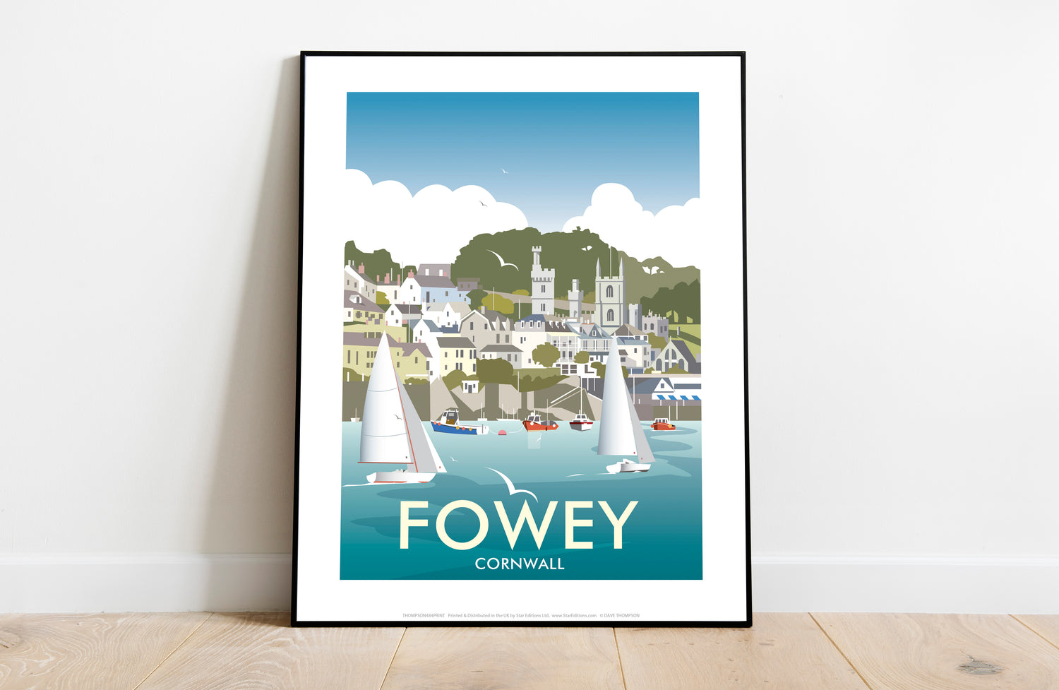 Fowey, Cornwall - Art Print