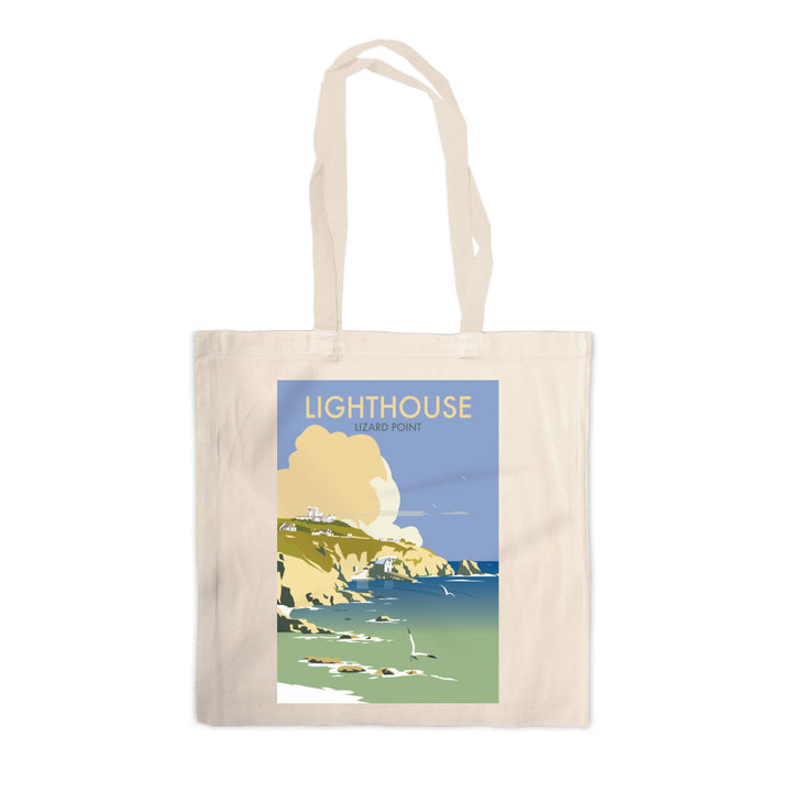 Lizard Point Lighthouse, Cornwall Canvas Tote Bag