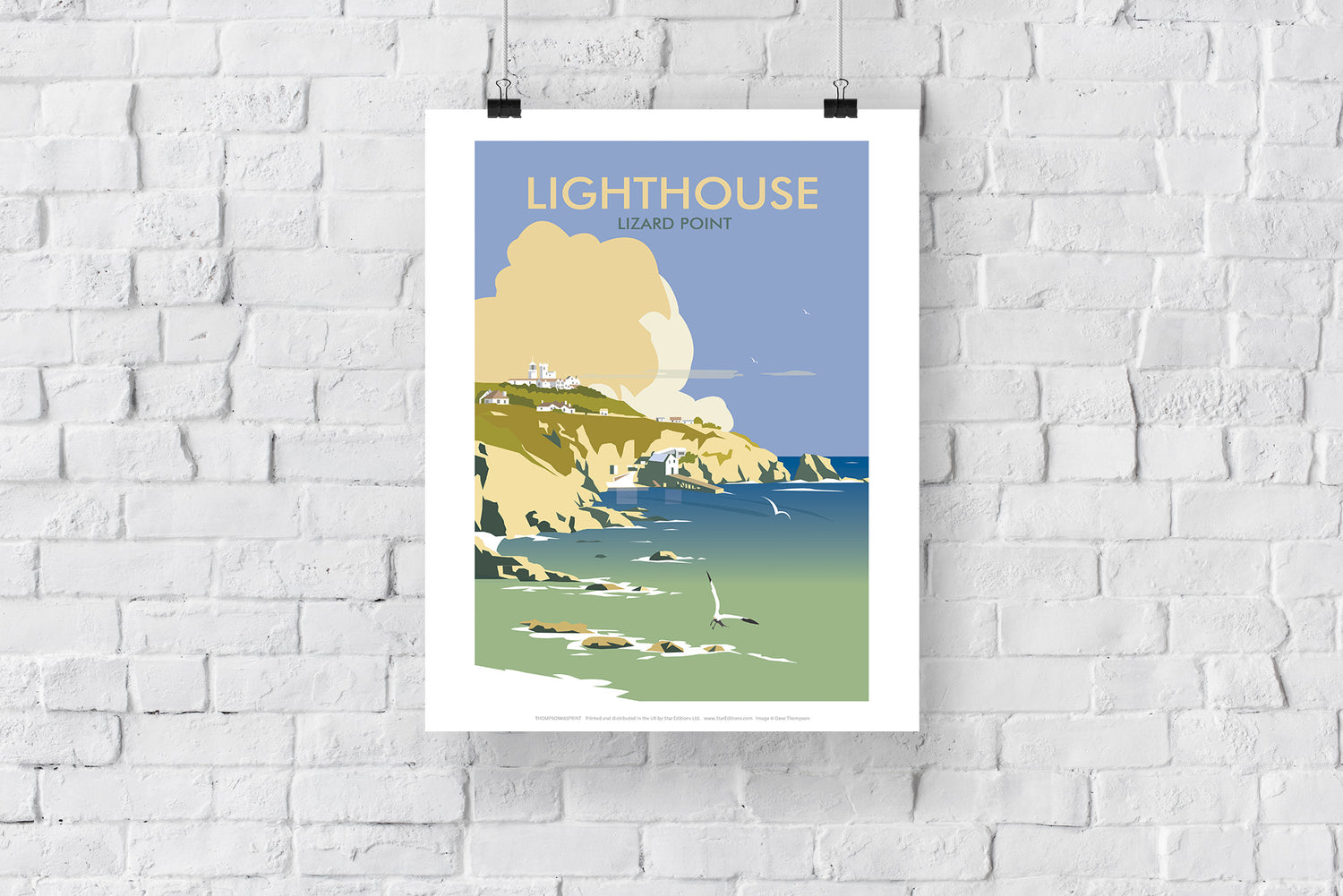 Lizard Point Lighthouse, Cornwall - Art Print