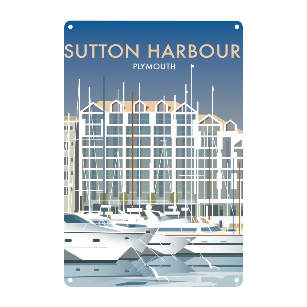 Sutton Harbour, Plymouth Metal Sign
