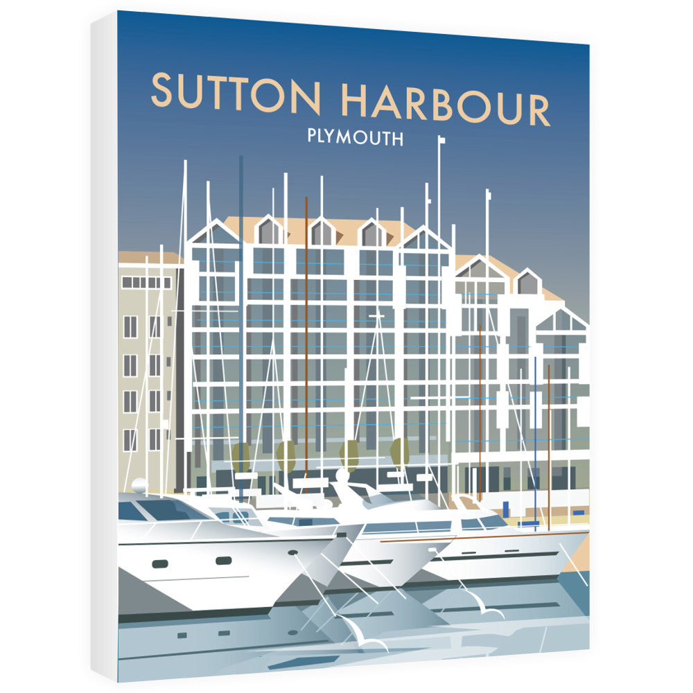Sutton Harbour, Plymouth 40cm x 60cm Canvas
