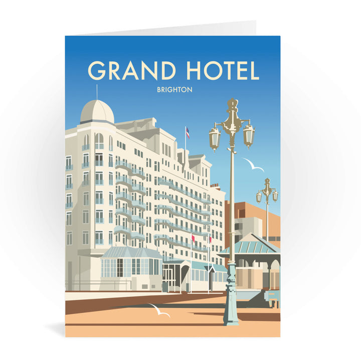 Grand Hotel, Brighton Greeting Card 7x5