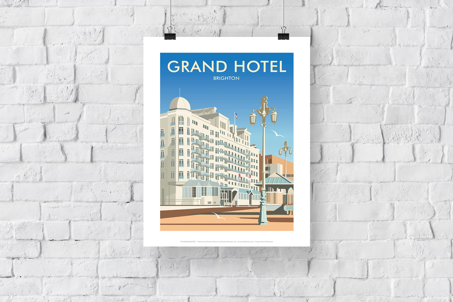 Grand Hotel, Brighton - Art Print