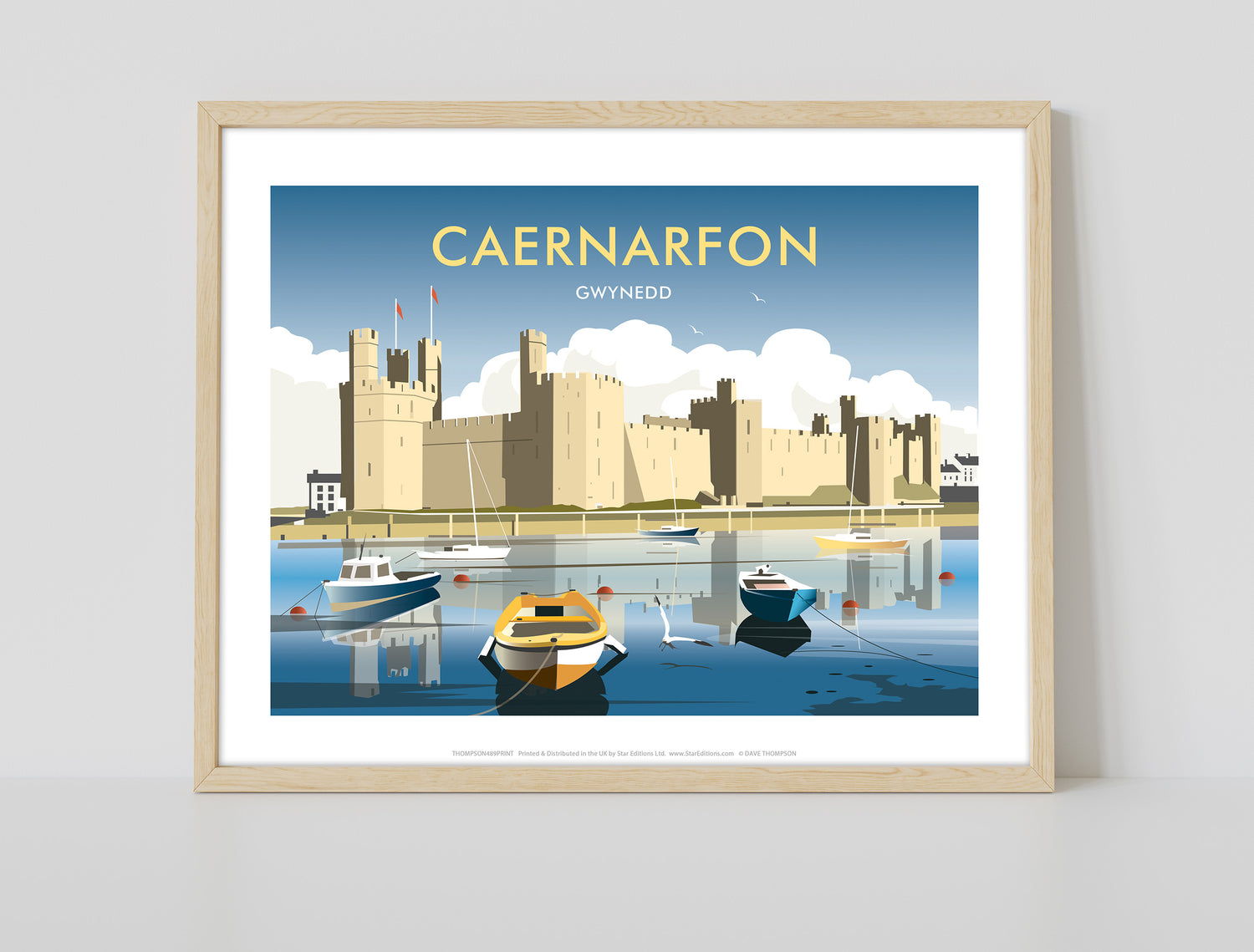 Caernarfon, Gwynedd - Art Print