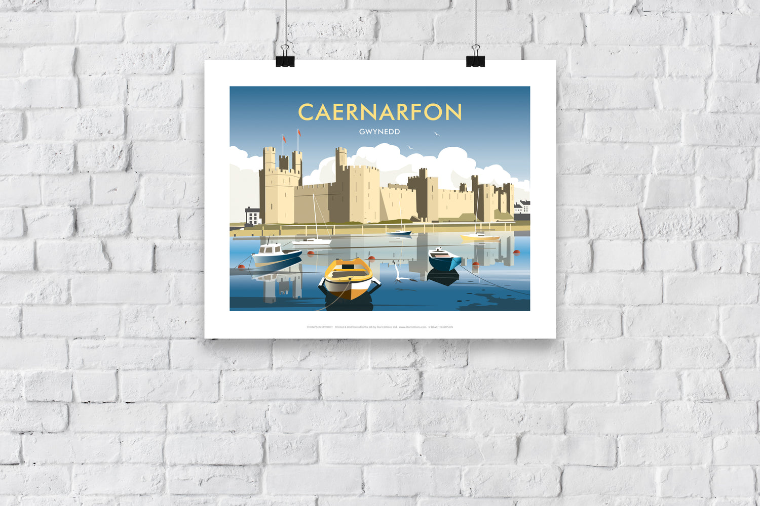 Caernarfon, Gwynedd - Art Print