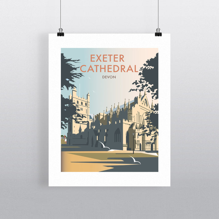 Exeter Cathedral, Devon 90x120cm Fine Art Print