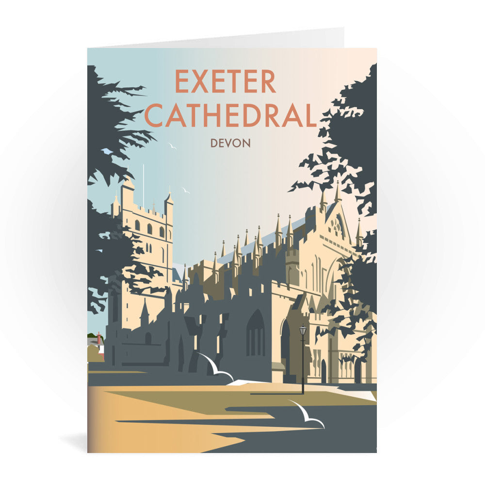 Exeter Cathedral, Devon Greeting Card 7x5