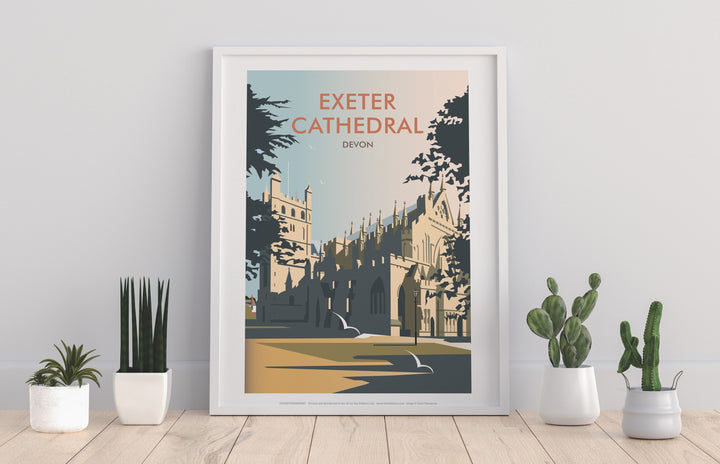 Exeter Cathedral, Devon - Art Print