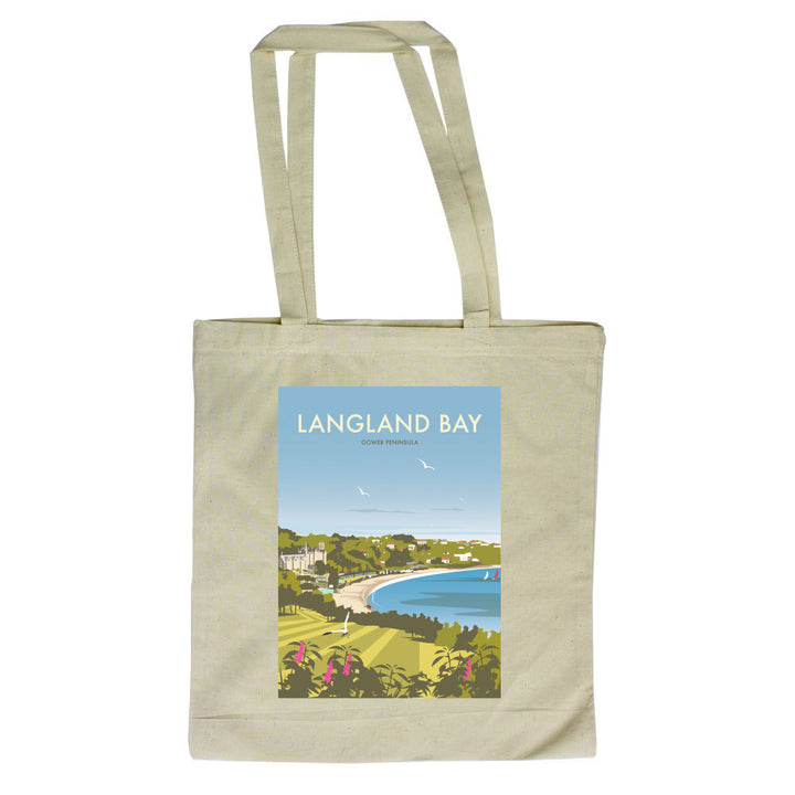 Langland Bay, Gower Peninsula Canvas Tote Bag