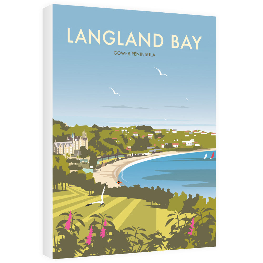 Langland Bay, Gower Peninsula 40cm x 60cm Canvas