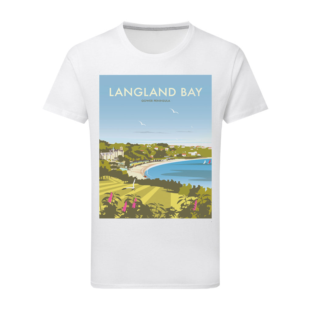 Langland Bay T-Shirt by Dave Thompson